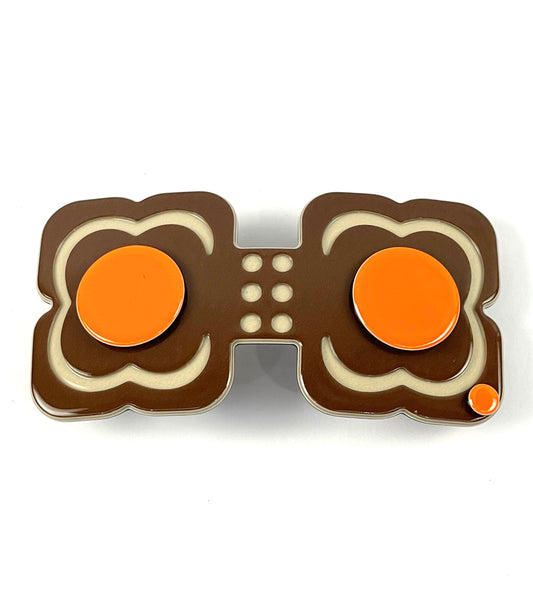 Hanover duo barrette - Brown