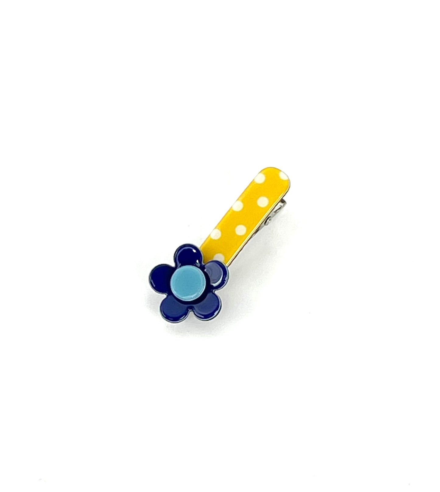 Little Inky flower - Yellow polka