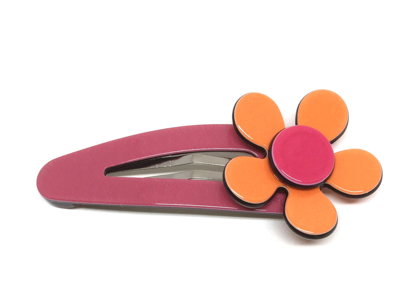 Flat flower click clack - Orange